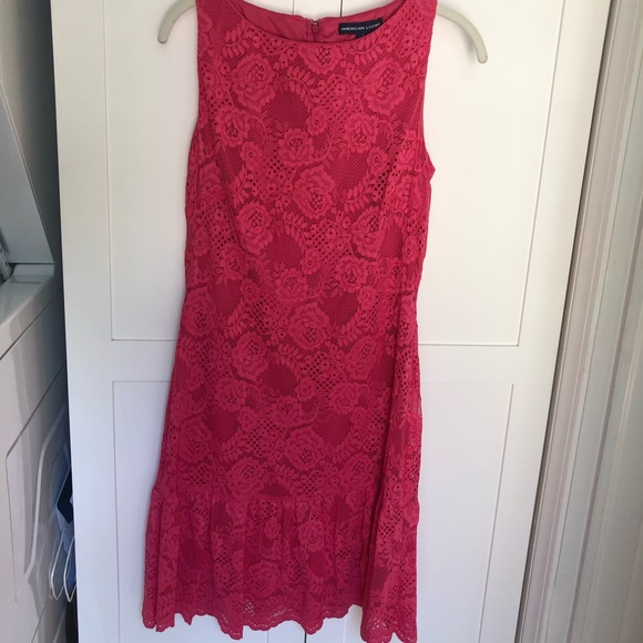 Fuchsia Cocktail Dress - Picture 3 of 12